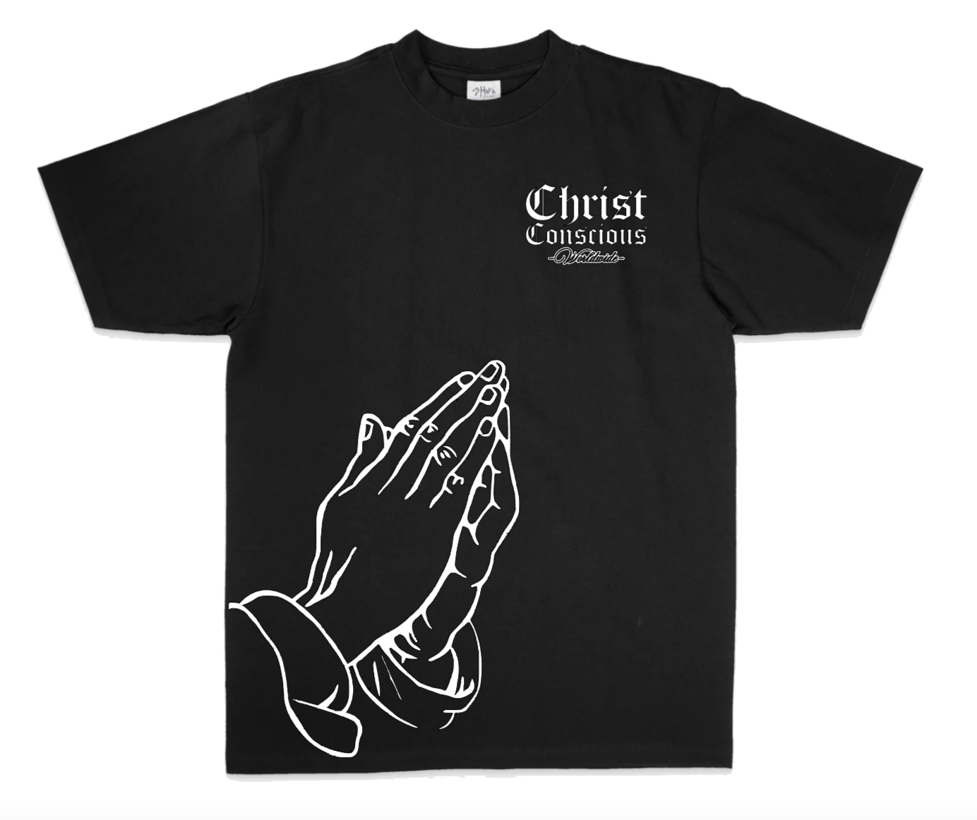 PRAYING HANDS TEE - BLACK